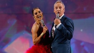 ¡Vestida de Rojo! María Luisa Godoy deslumbró con su look para la primera noche del Festival de Viña 2023