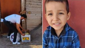 "Quiero leche y pan": Joven se hace viral en TikTok tras a ayudar a niño que vendía sus juguetes para comer
