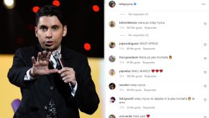 Tras rutina de Copano: Chilenos llenan de comentarios el Instagram de Miley Cyrus y Robert De Niro