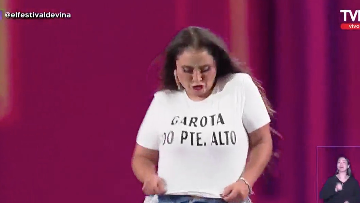 Con Thiago y Fabricio: Pamela Leiva conquistó Viña 2023 con un tiritón de la muerte