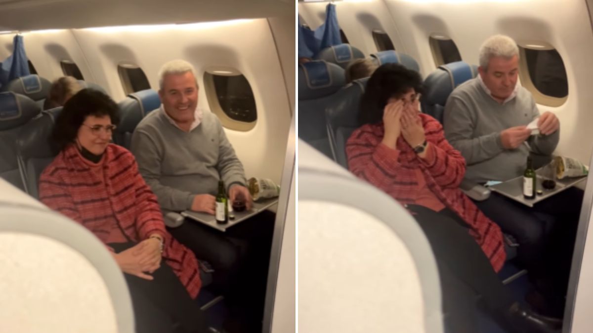 Piloto se hace viral en TikTok tras dedicarle emotivo mensaje a sus padres que viajaban por primera vez con él