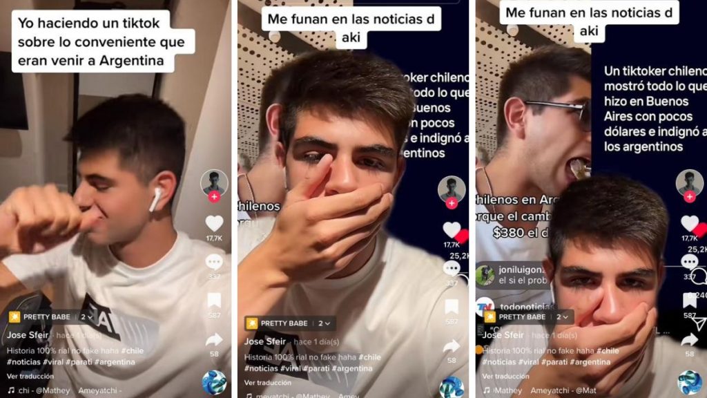 Tiktoker Chileno Causa Conmoción En Argentina (2)