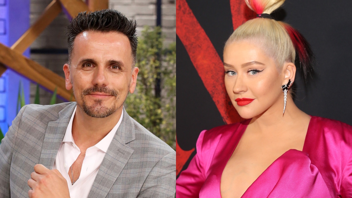 ¡Un viaje en el tiempo! Sergio Lagos comparte un recuerdo con Christina Aguilera