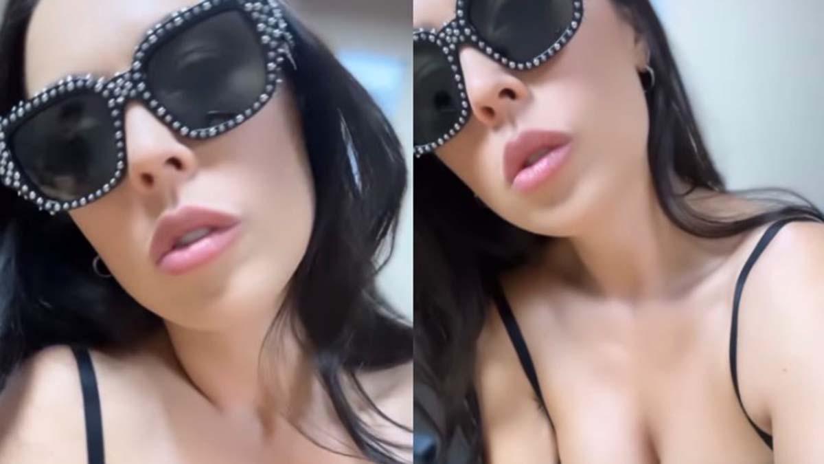 ¡Llamen a los bomberos!: Daniela Aránguiz usó un mini vestido negro con full brillos y encendió sus redes