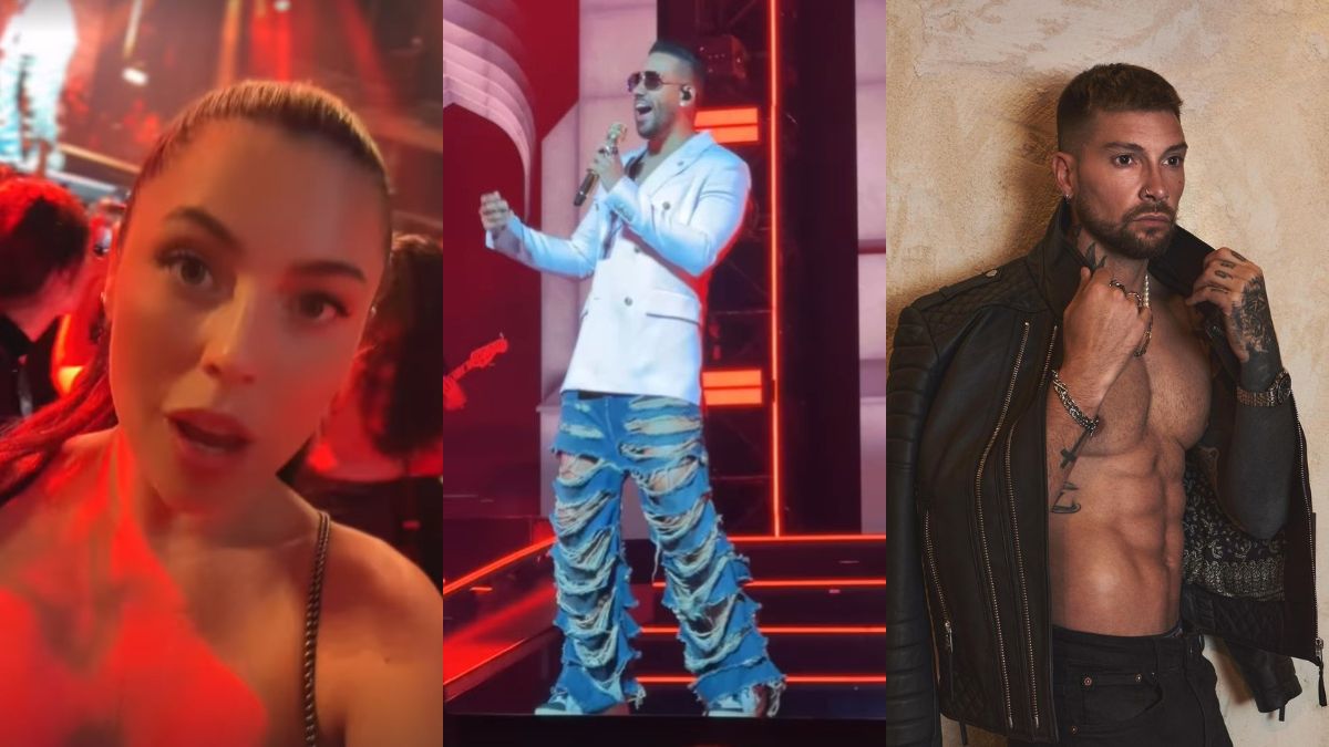 ¡Los pillaron! Graban a Daniela Aránguiz y Luis Mateucci muy regalones en concierto de Romeo Santos