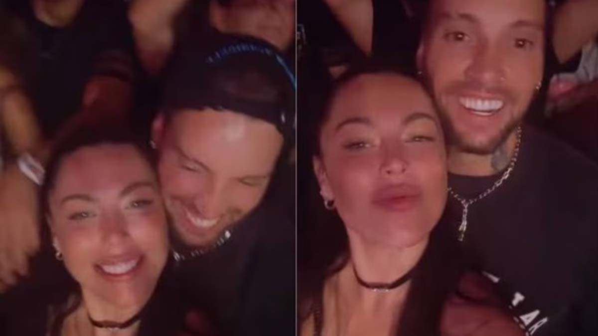 ¿Besito con lengua?: Daniela Aránguiz y Luis Mateucci fueron vistos muy cariñosos en la Bresh