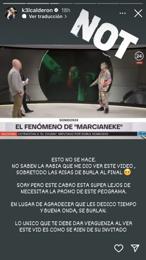 Kel Calderón Defiende A Marcianeke