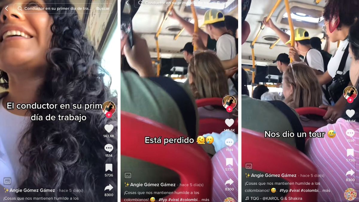 ¿Te pasaría? Chofer de micro toma la ruta equivocada en su primer día de trabajo y se hace viral en TikTok