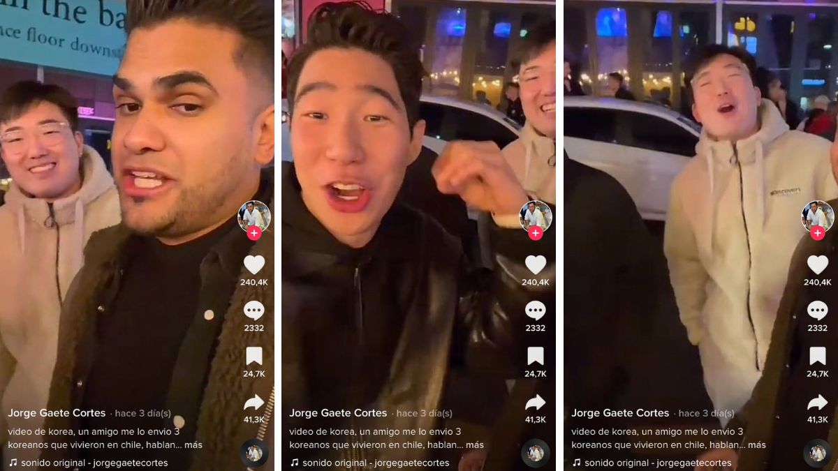 “Me conseguí unos coreanos chilenizados”: Asiáticos se vuelven viral en TikTok por hablar perfectamente con modismos de Chile
