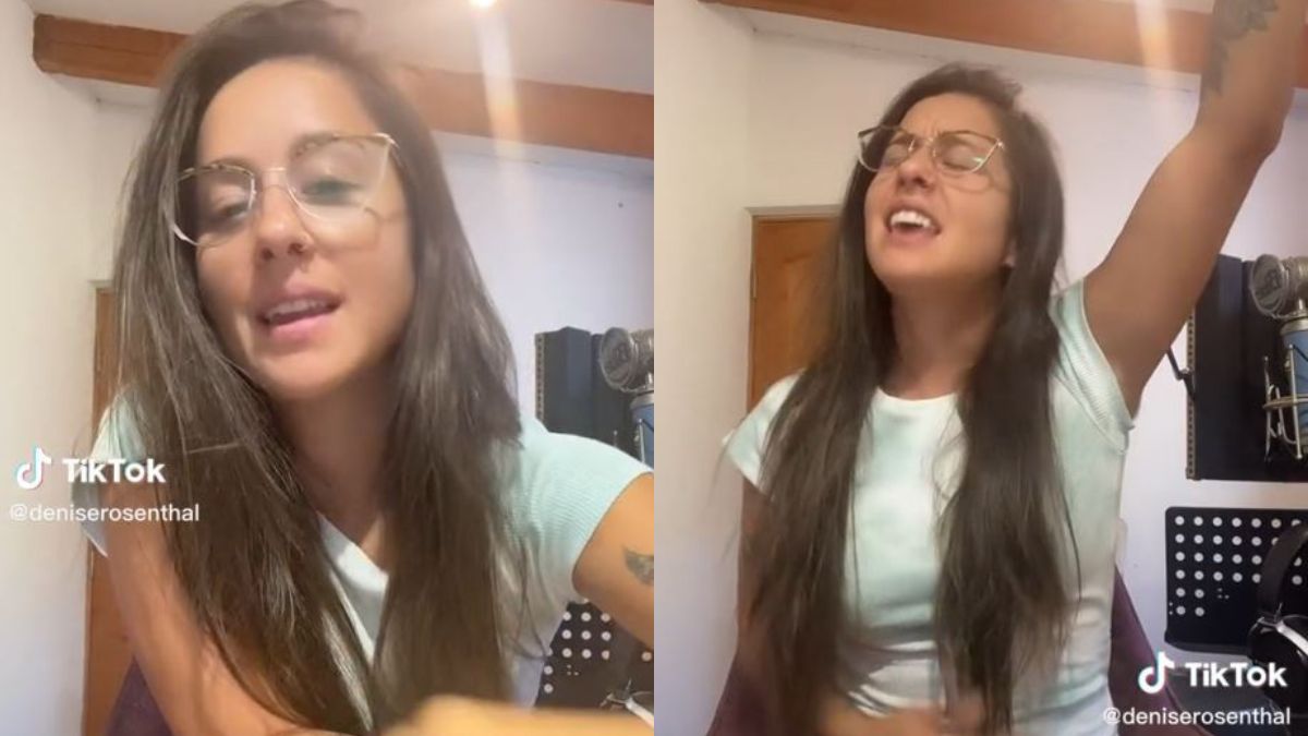 ¡Es una bachata! Denise Rosenthal mostró su nueva canción en TikTok