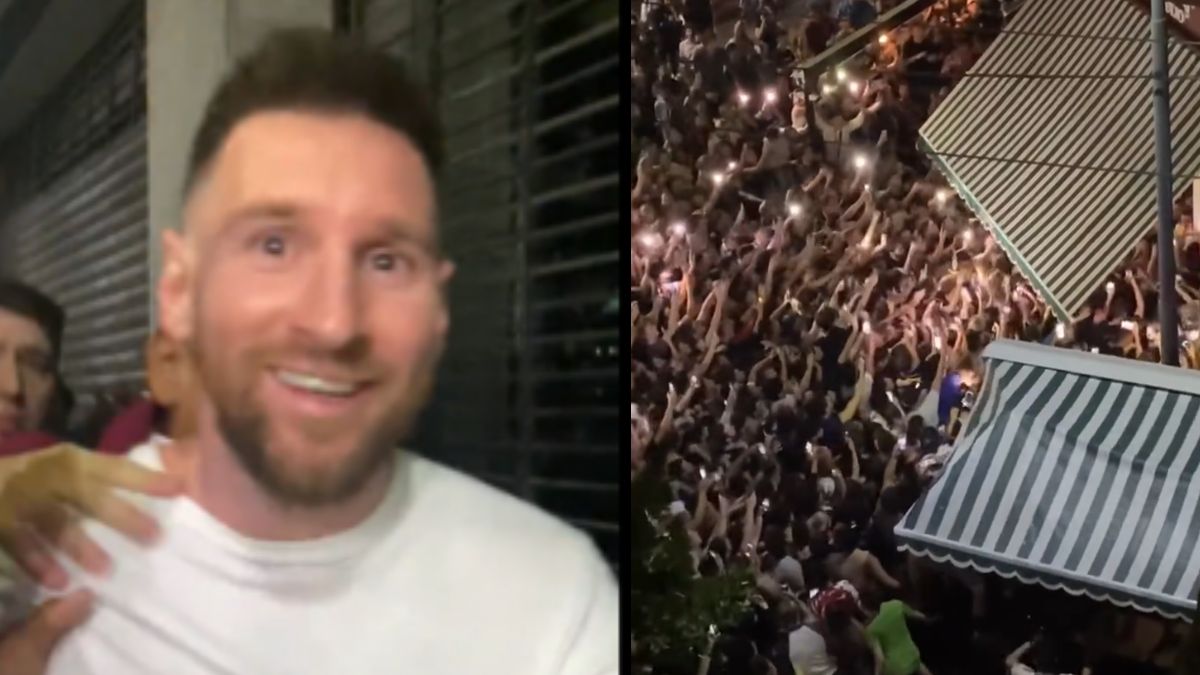 ¡Una locura! Lionel Messi desató el caos luego de salir a comer en Buenos Aires