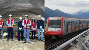 Impactantes imágenes: Metro de Santiago mostró cómo va la construcción de la futura Línea 7