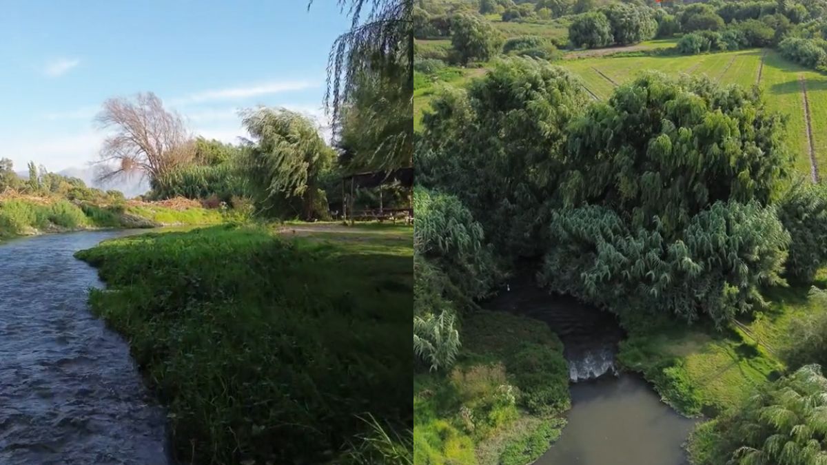 El parque que te hará sentir como en el paraíso: tiene un gran pozón y está a una hora de Santiago