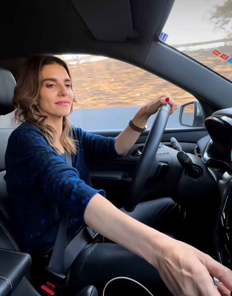 María Luisa Godoy camioneta