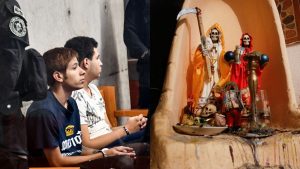 El Santo de la Muerte: Este es el altar de la casa donde atraparon a los detenidos por el crimen del Carabinero Palma