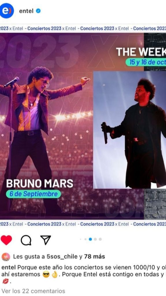 Bruno Mars En Chile