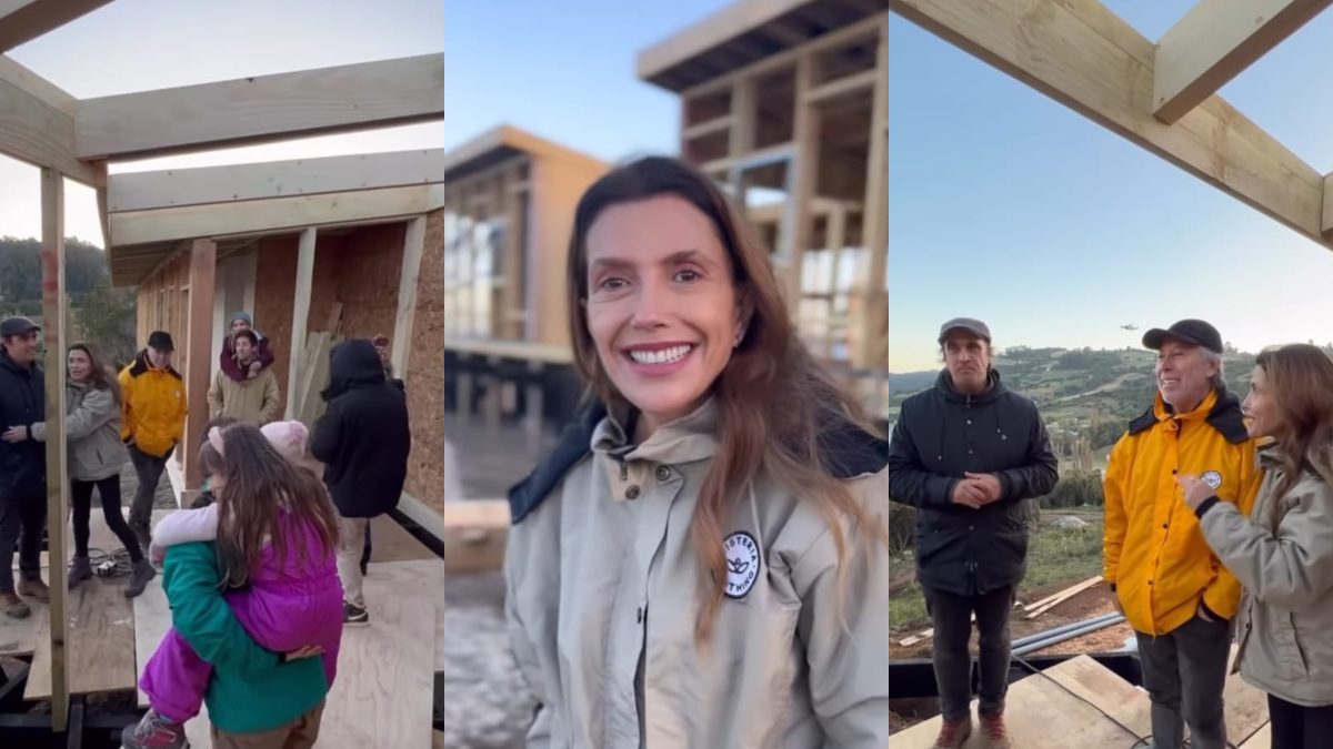 "Impactante, no lo puedo creer": Carolina Arregui viaja hasta Chiloé para ver su nueva casa