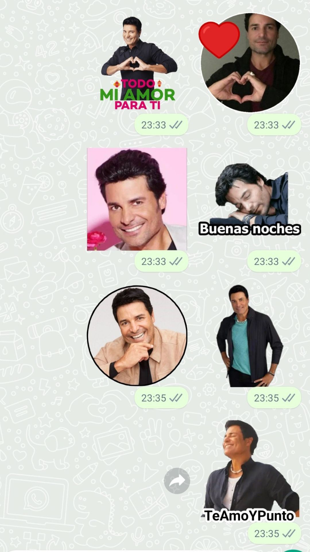 ¡Los vas a querer en tu celular! Chayanne pide sus mejores stickers de