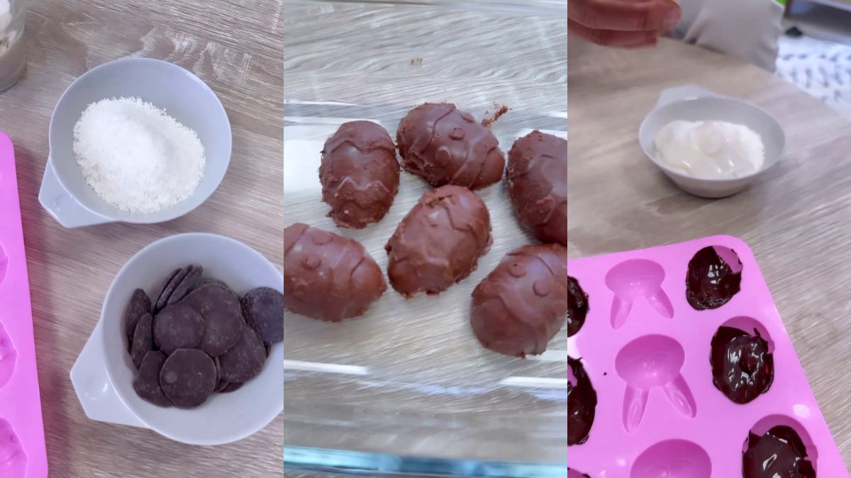 Receta de Semana Santa: El paso a paso de los huevitos de chocolate saludables