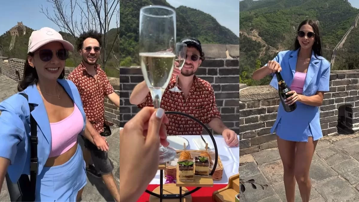 "El que tiene plata come donde quiere": Luisito Comunica invitó a su pareja a millonario picnic y las redes estallaron