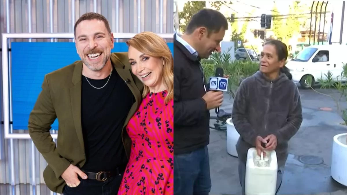 Se llenó de vecinos: Equipo del matinal Mucho Gusto sorprendió a la gente de Macul con un regalo ideal para invierno