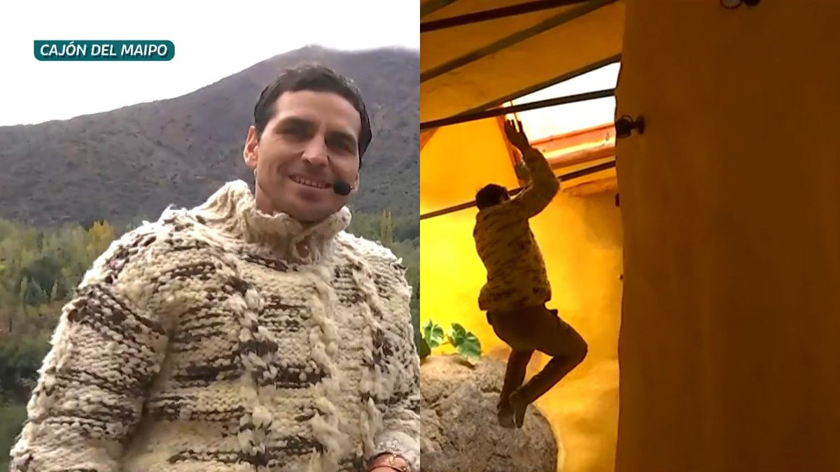 Igual que Tarzán: Pangal Andrade reveló la curiosa forma que tiene para moverse dentro de su casa en el Cajón del Maipo