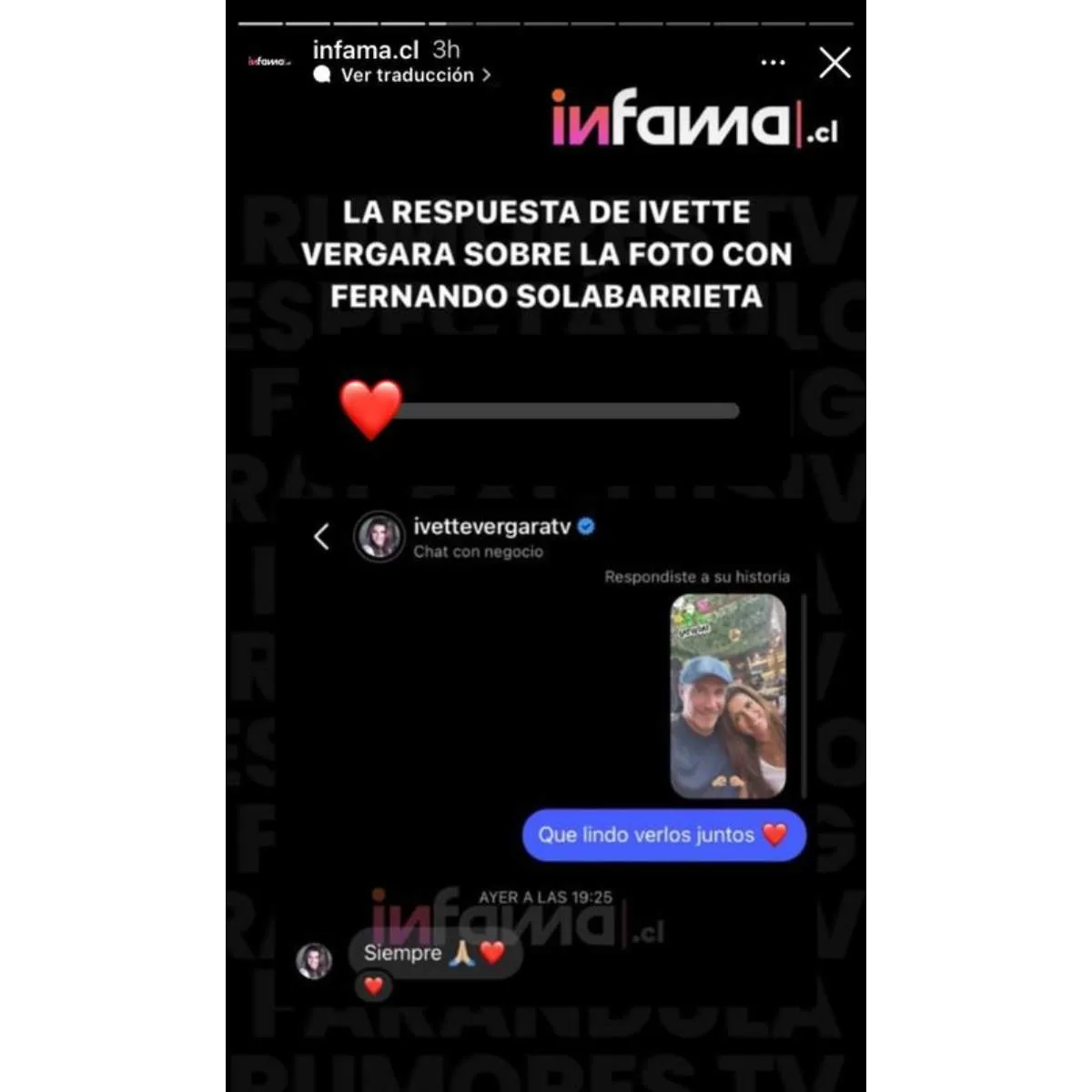 Créditos: @infama.cl