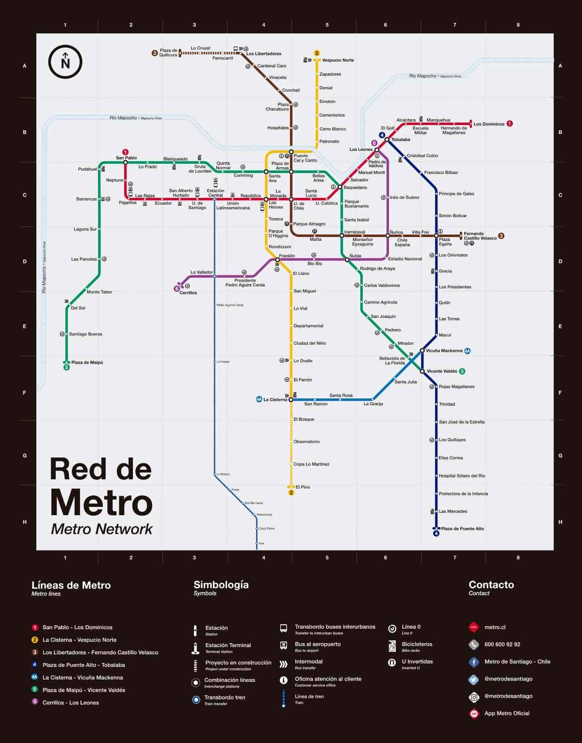 Linea Metro De Santiago  