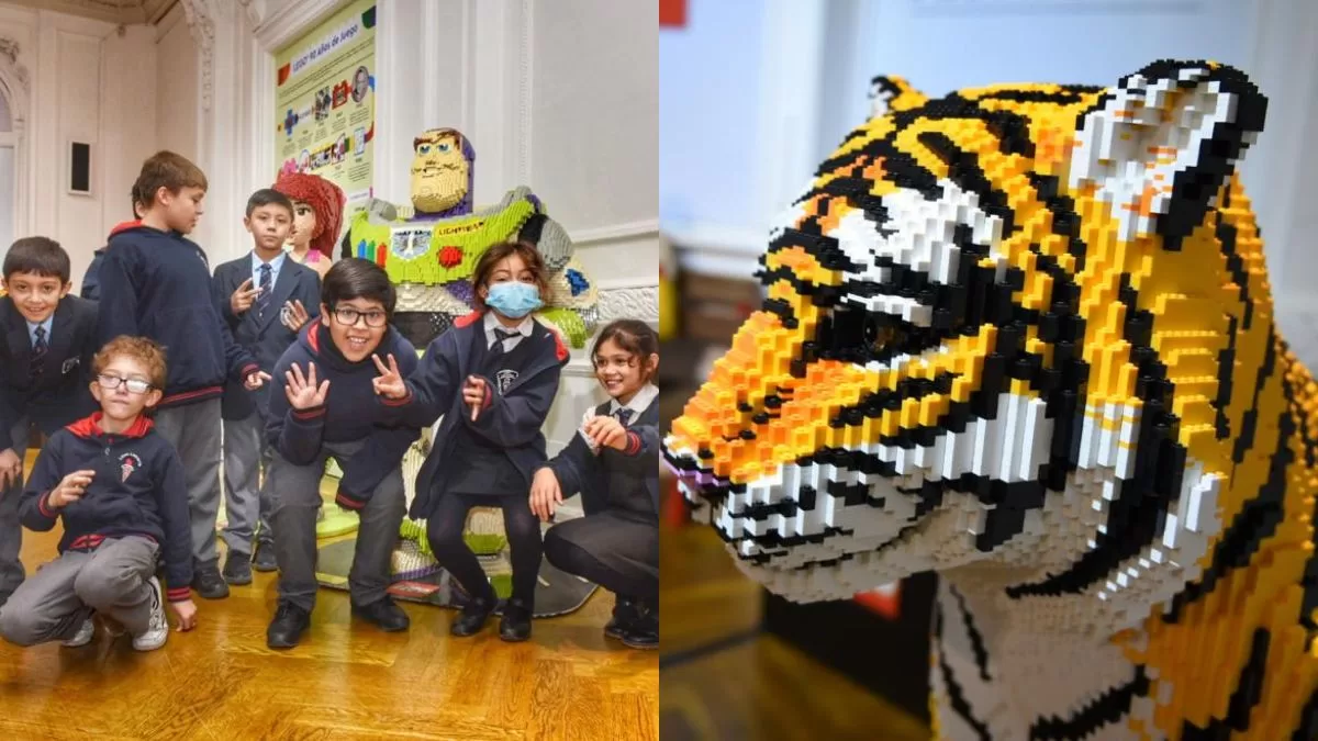 El panorama en Santiago que te hará volver a tu infancia: es gratis y tiene figuras de LEGO gigantes