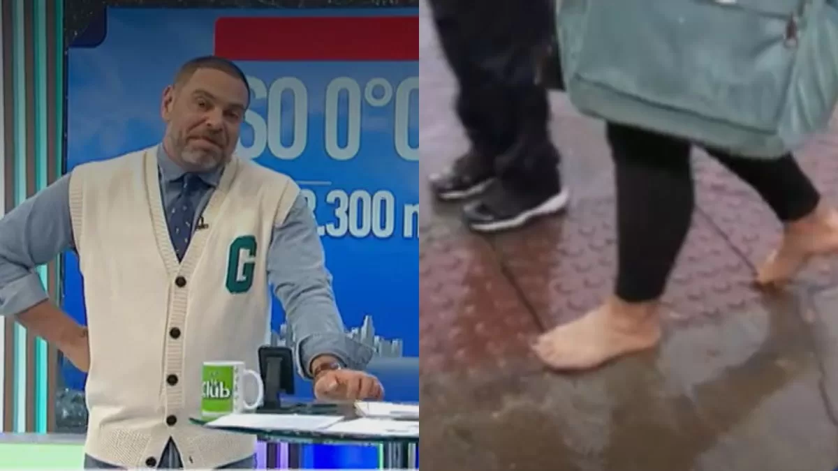 "No es digno": José Antonio Neme lanzó potente descargo por mujer que se quitó los zapatos para cruzar la calle junto a su hijo