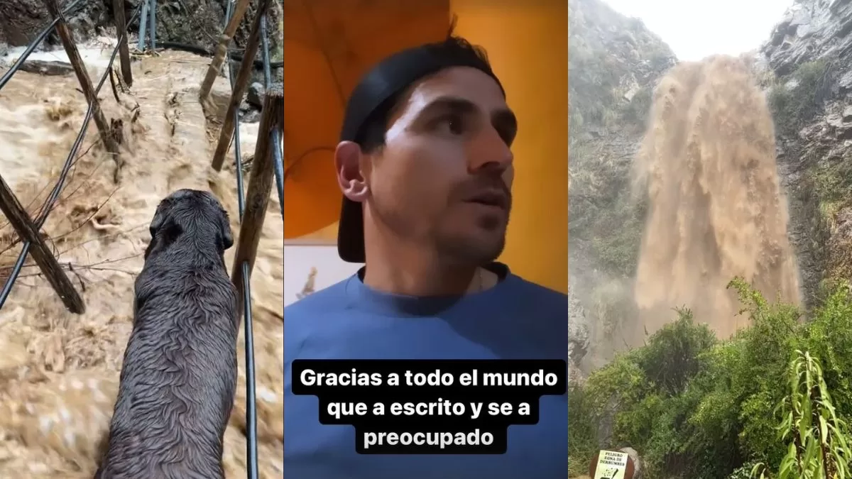 Lluvia en Santiago: Pangal Andrade mostró impactantes imágenes en TikTok del Cajón del Maipo tras intenso clima