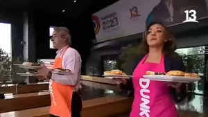 José Luis Repenning y Priscilla Vargas sorprenden en la calle: se fueron del estudio y regalaron donuts