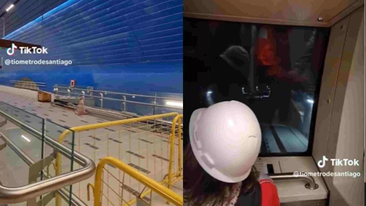 Los detalles de la nueva estación Ferrocarril del Metro de Santiago: Destaca su llamativo color y sus modernos trenes