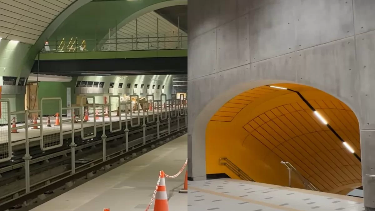 Youtuber ruso muestra desconocidos detalles de las nuevas estaciones del Metro de Santiago