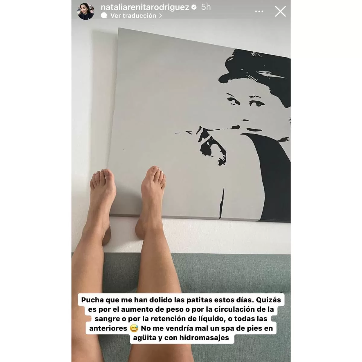 Créditos Instagram: @nataliarenitarodriguez