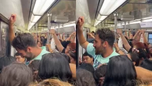 "Doble moral": Extranjero es acosado en metro de México y todo quedó grabado para TikTok
