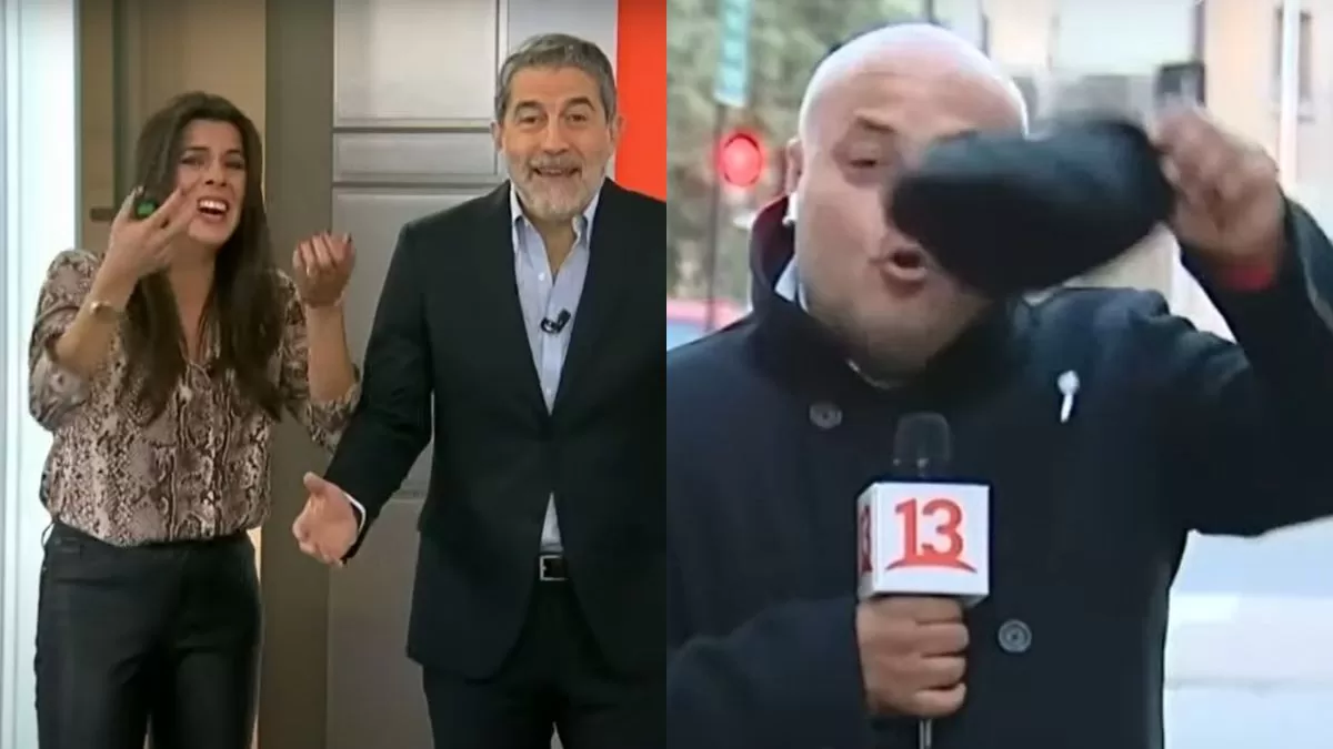 "Jajaja lo vi en vivo": Chascarro de periodista de Canal 13 saca carcajadas en TikTok