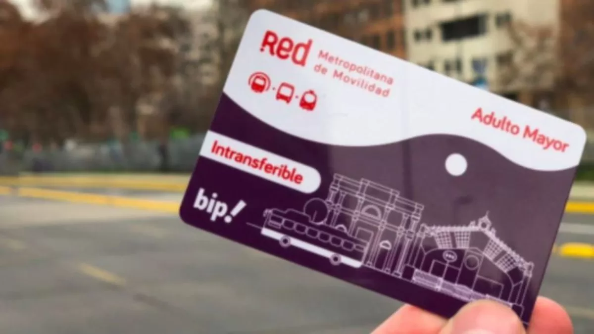 Cuál es la tarifa de la tarjeta Bip Adulto Mayor y quiénes pueden obtenerla