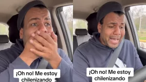 Venezolano se vuelve viral en TikTok al darse cuenta que se está chilenizando: sacó carcajadas con sus frases