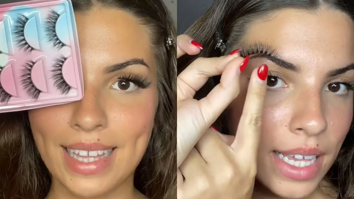 ¿Cómo ponerse las pestañas postizas en pocos segundos? Viral en TikTok te muestra un gran truco