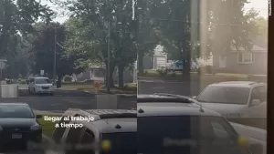 "La flojera hecha persona": Hombre se vuelve viral en TikTok por hacer un viaje en auto de 20 segundos al trabajo