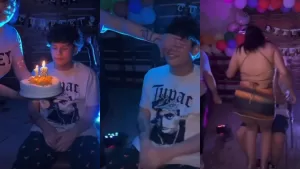Madre se hace viral por contratar a una osada bailarina para el cumpleaños de su hijo