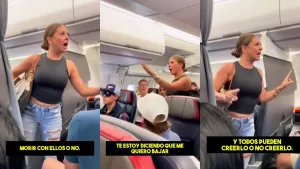 Mujer sufre crisis antes del despegue de un avión y se hace viral en TikTok: Gritó a todos "no quiero morir"