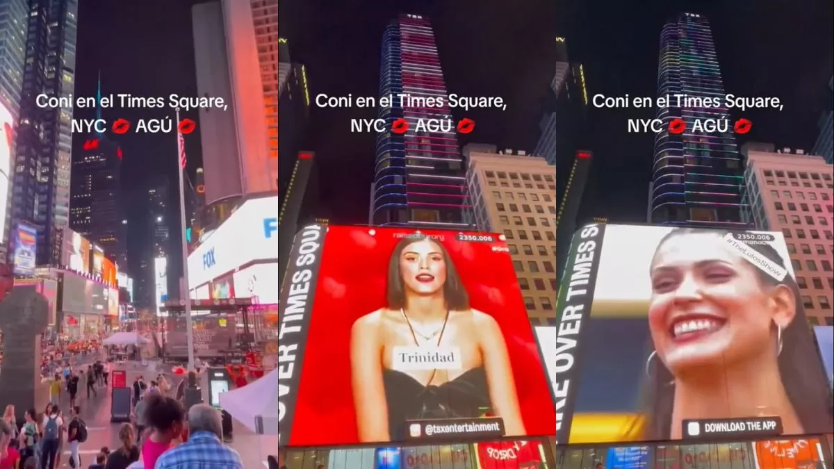 ¿Qué fue lo que mostraron?: Jugadora de Gran Hermano apareció en el Times Square y deja a Chile en lo más alto