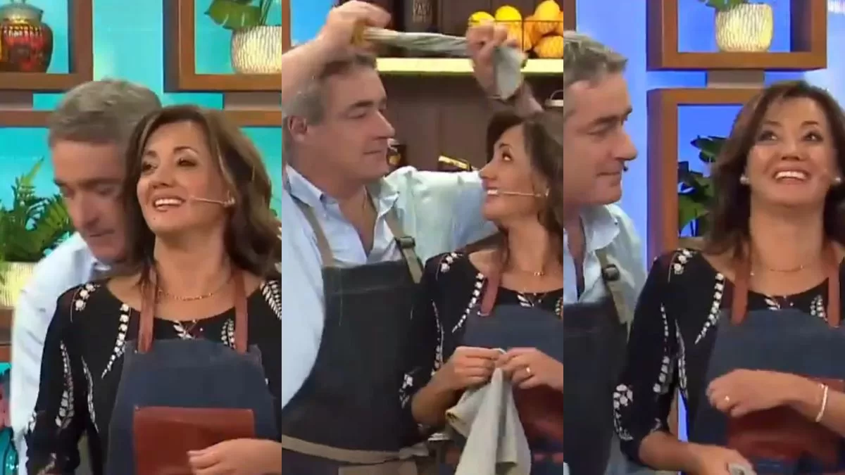 "¡Ay, tan cerca!": José Luis Repenning pone nerviosa a Priscilla Vargas con inesperado baile en el matinal Tu Día