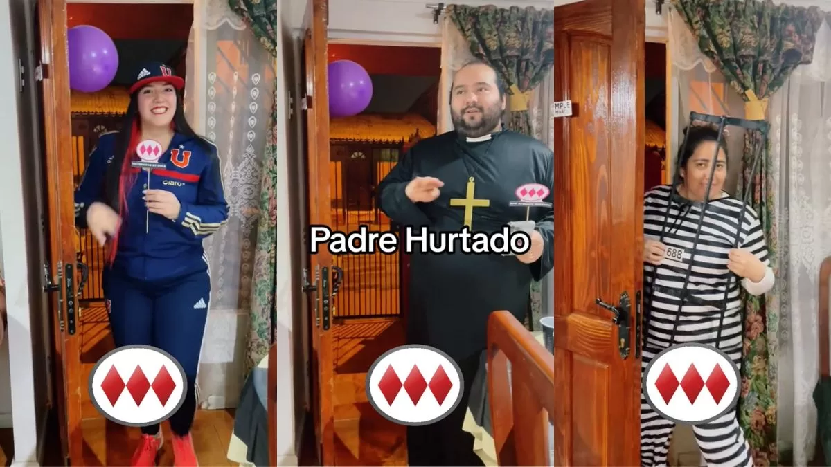 "Las Rejas el mejor jaja": Fiesta con temática de estaciones del Metro de Santiago se hace viral en TikTok