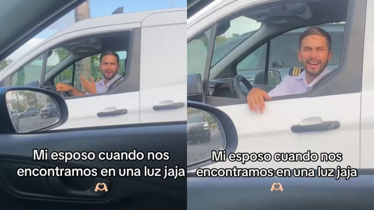 "Conocí la envidia": Mujer se encuentra con su esposo en un semáforo y su reacción se hizo viral en TikTok