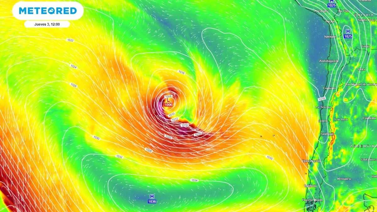 El fenómeno meteorológico que se está formando frente a las costas chilenas y que mantiene alerta a los expertos: esto podría provocar