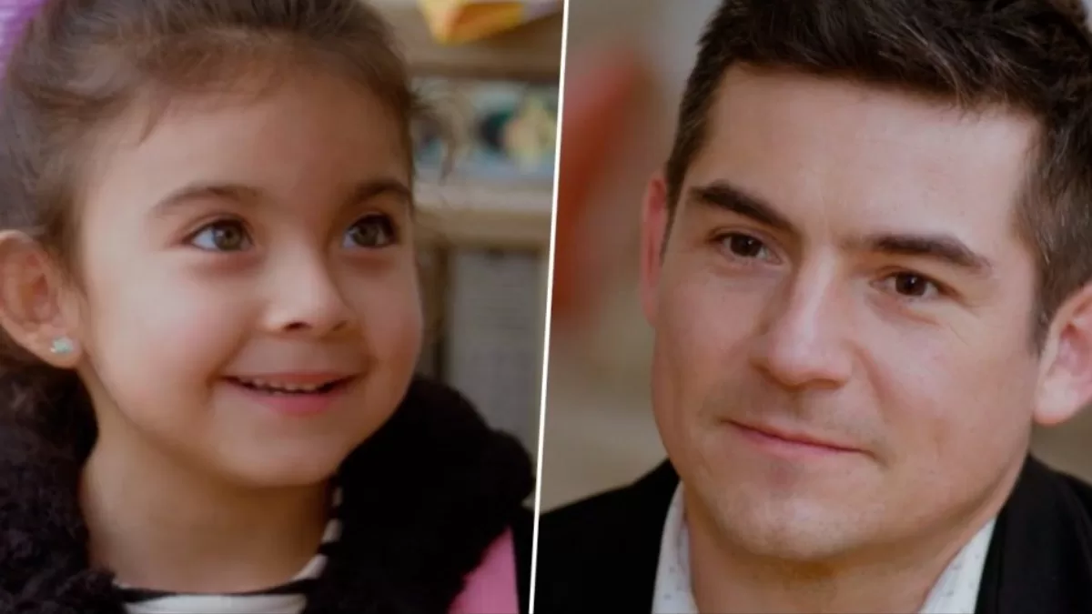 Como la vida misma: La tierna foto de Claudio Castellón y la pequeña Antonella, padre e hija en la ficción