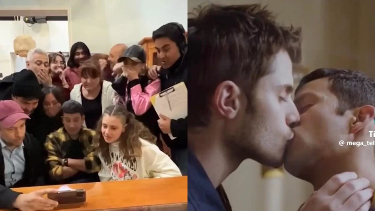 ¿Lo viste? La tierna reacción de los actores de Como la vida misma tras ver el esperado beso de Joselo y Thiago